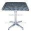Morden Outdoor square aluminum restaurant camping table