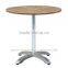 2016 Wood leg tall bar outdoor dining table