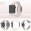 Original modern buckle band for apple watch smooth granada leather strap with magnetic closure innovative products for import