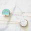 Double Sided Semi Precious Pendant Necklace
