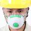 Non woven dust mask with activated carbon and exhalation valve