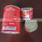 Good Flavour Tinned Tomato Paste export for Africa