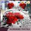 changxing microfiber 100% polyester fabric brushed fabric with floral printing for bedsheet