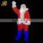 Garden solar lighting led outdoor plastic santa clause