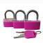 Wholesale brass lock with plastic covered top security safety padlocks designed locks for suitcase                        
                                                Quality Choice
