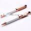 Hot sell Metal ball pen set with moving clip business pocket pen