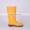 Factory price unisex waterproof safety PVC rain boots, steel toe safety boots