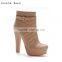 Sexy high heel platform ankle boots botas mujer moroccan kilim boots shoes