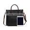 Vintage black PU leather bucket handbags wholesale fashion ladies handbag