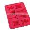 OEM/ODM house shape silicone ice cube tray mold chocolate container