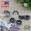 Plating color round shape prong snap fastener for baby clothing