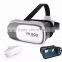 Virtual Reality 3D Glasses VR Box with Bluetooth Romote Control HeadMount VR BOX 2.0