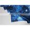 Custom blue glaxy pattern T/SP ottoman printed knitting fabric
