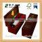 Hot sale Chinese supplier solid wood wooden wine box with wine set