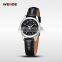 Promotional Gift WEIDE WG93009 Fashion Watches With Stainless Steel Case Back Water Resistant Leather Watches Women