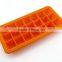 Food grade silicone grid baby food freezer tray with lid