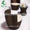 New Arrival Cheap Poly Wicker Ratten Furniture Garden Set