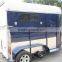 2 horse straight load float Extended Height & Length