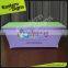 Dye Sublimation Print Table Cover 100% Polyester Exhibition Display Table Cloth