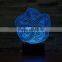 3D Optical Lamp Night Light Abstract Rotating 7 RGB Light Colors 10 LEDs AA Battery or DC 5V Mixed Lot