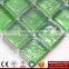 IMARK Iridescent Square Glass Recycle Glass Mosaic For Swimming Pool Tile