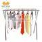 Modern simple design compact custom steel metal portable garment rack clothes drying rack