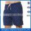 2016 hot selling high quality beach shorts mens swim wear board shorts with full dot pattern