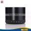 Round shape blue black red sliver portable bluetooth wireless speaker