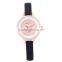 custom logo lady watches thin leather strap designer minimalist watches