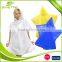 Creative fashion extra large cheap disposable rain poncho with hood