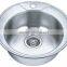 Stainless Steel Single Bowl Round Hand Wash Kitchen Sink