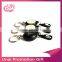 Creative metal retractable reel keychains with wire rope anti-lost