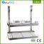 Kitchen supplies 2 tier stainless steel wall hanging kitchen utensil organizer spice rack
