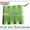 AA 2500mAh NIMH Rechargeable Battery Pack 4.8V