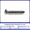 Self-Tapping screws with slotted countersunk /raised countersunk head, black /yellow zinc plated/blue white