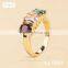 Jingli Jewelry Gold Plated Wedding Ring With Colorful Stones (YJ-391)