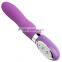 Female 10-Frequency Vibrating Silent Waterproof G-Spot Stimulation Silica Gel Masturbation Vibrator Sex Toy for Adults (Purple)