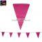 Pe bunting party flag line