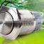 19MM High flat Waterproof Metal Push Button Industrial Switch