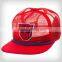 Flat bill baseball black mesh hat , trucker mesh hat , factory snap back hats