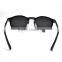 newest high quality vintage round double color carbon fiber sunglasses