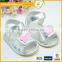 Stylish Flat Sandals for Girl Design Heart Print Baby Girl New Sandals