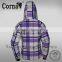 Hot eleglant fur hooded ski various colors windproof down coat women
