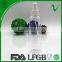 PET cosmetic boston round empty clear spray bottles