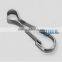 metal material swivel simplex spring snap hook with clip