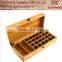 bamboo essential oil storage box for 26 bottles