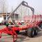 Hot sale ZM Series Log Trailer Crane,Timber Trailer with Crane