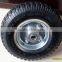 8 inch solid wheel barrow wheel /2.50-4 rubber caster wheels for hand trolley