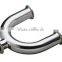stainless steel clamped U type tee