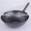 Kitchen Round Single Handle Chinese Cooking Flat Bottom Wok